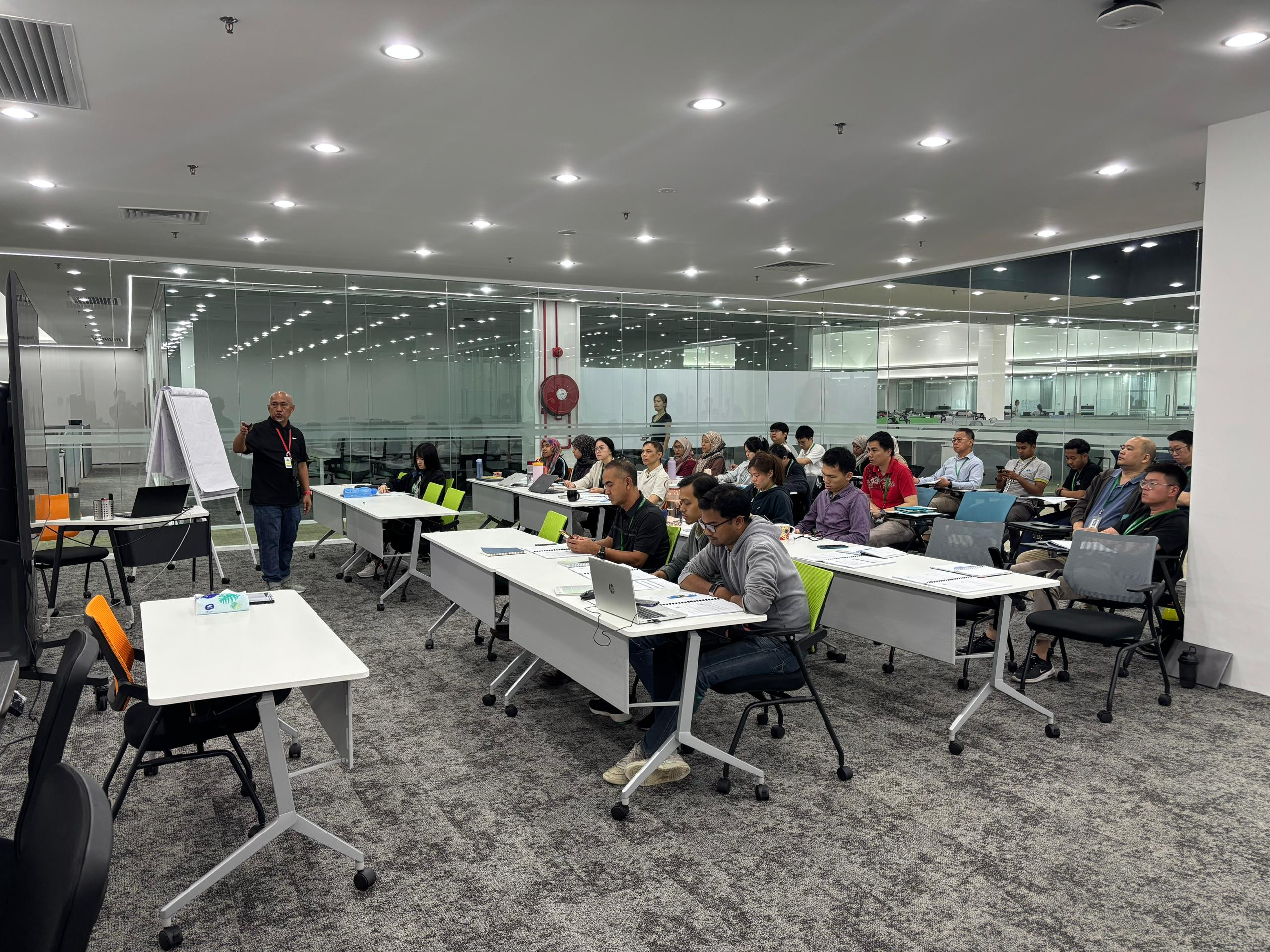 Participants at an ARG Academy classroom training session